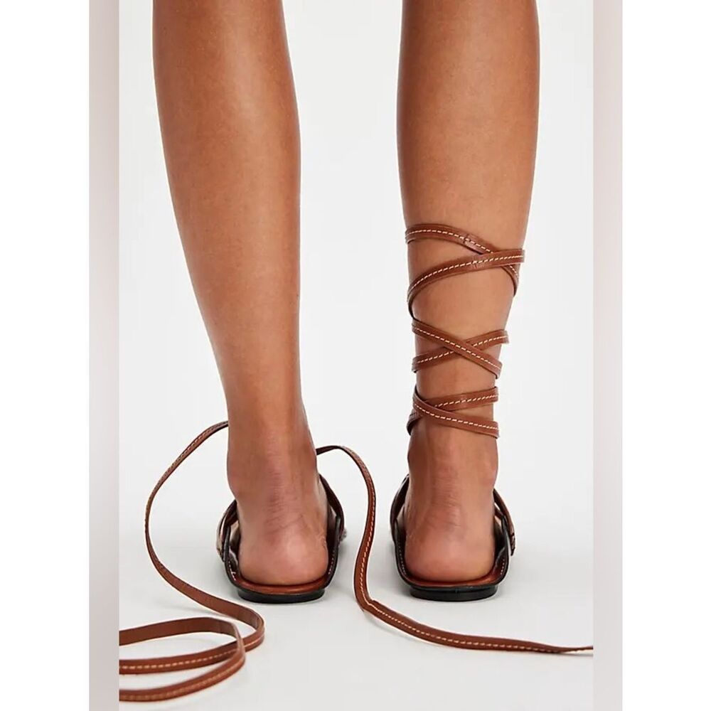 New Free People Dragonfly Wrap Sandals Size 9 - Picture 2 of 7